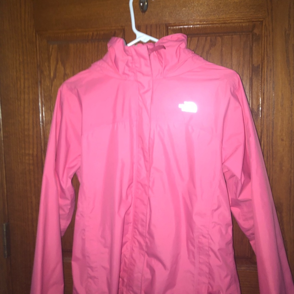 Pink North Face jacket